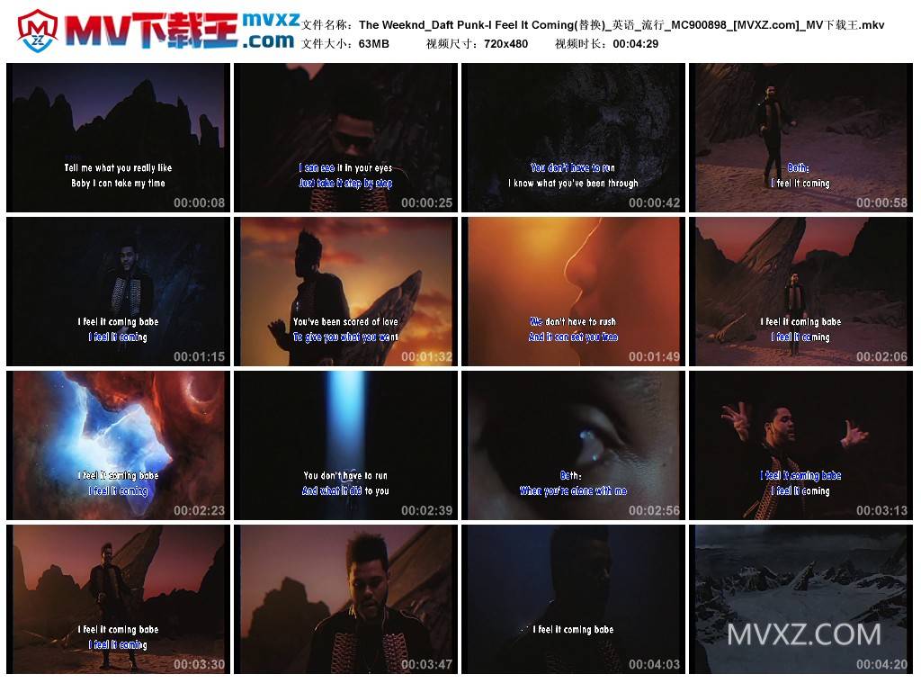 The Weeknd_Daft Punk-I Feel It Coming(替换)_英语_流行_MC900898